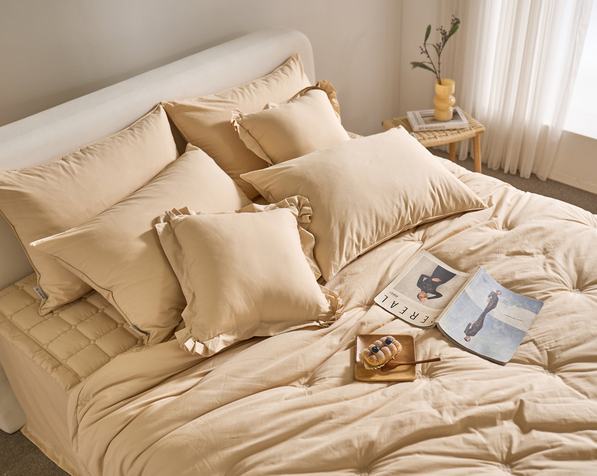 DANJAM cotton tencel in Beige — detail 2