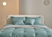 DANJAM cotton tencel in Green [color:Green]