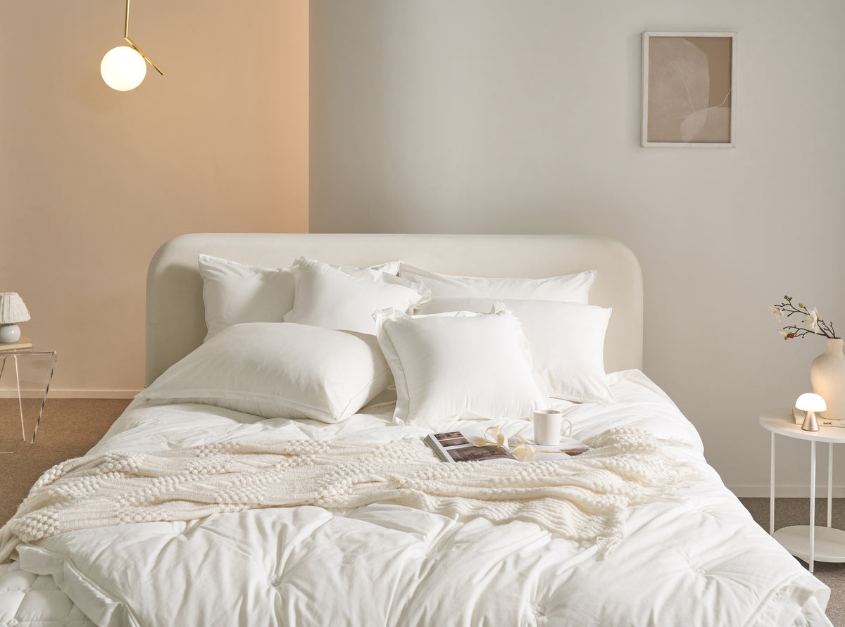 DANJAM cotton tencel in White [color:White]